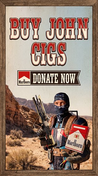 Buy John Cigs: donate now