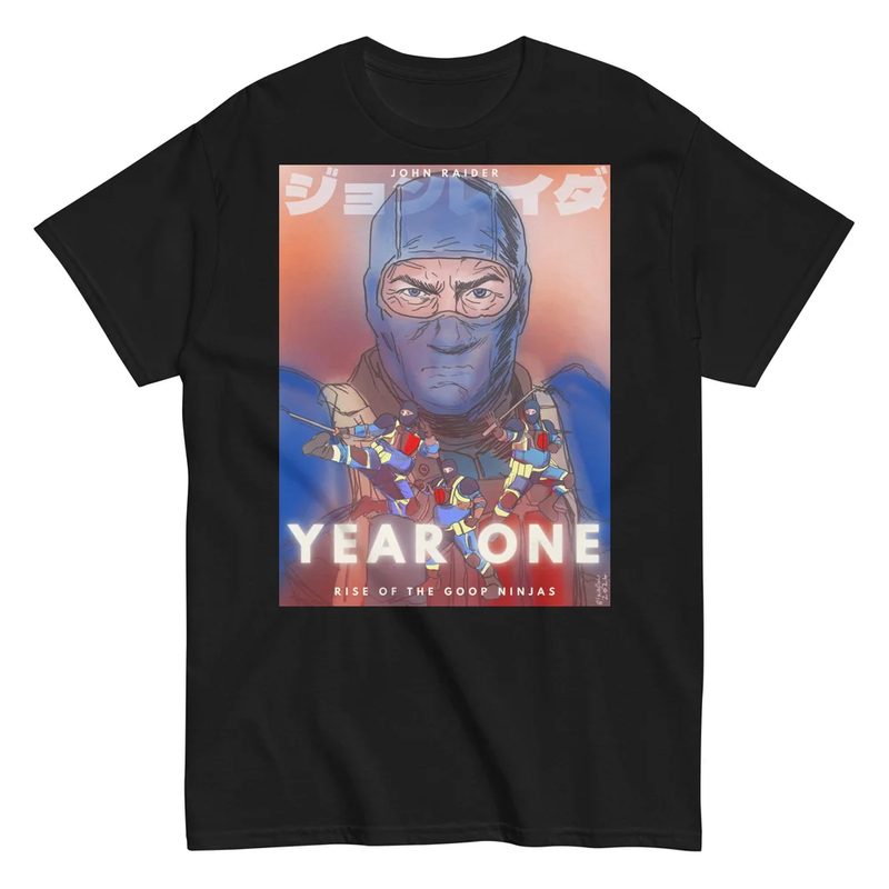 Year One: Rise of the Goop Ninjas tee in black